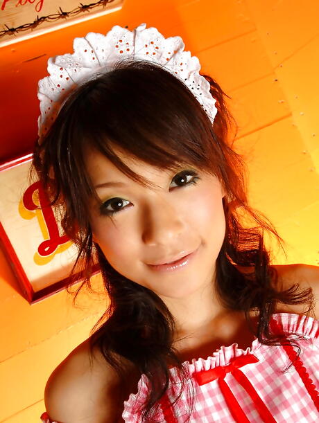 Hot japanese teen Kaho Kasumi exposing big boobs and hot ass 