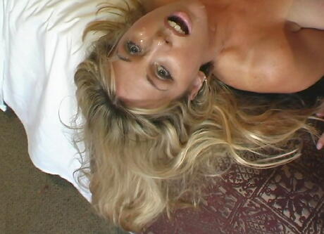 Sultry american blonde homemaker Sandra Otterson suck cock and fuck 