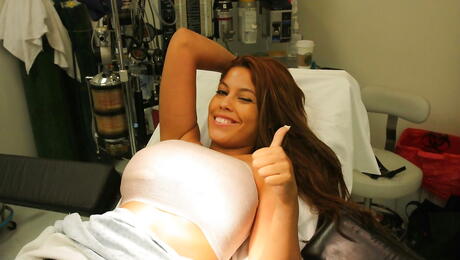 Hot spanish porn star Bridgette B hard fucked after sucking big dick 