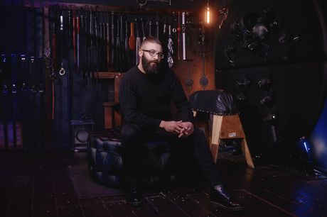 Tattooed american pornstar Charlotte Sartre gets her pussy and ass fucked in a dungeon