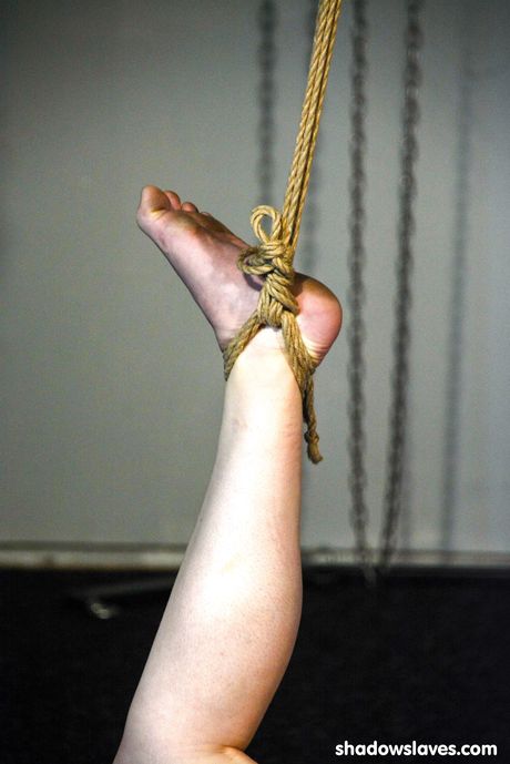 Ginger ukrainian doll Fairy gets tied up and spanked by her master