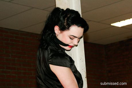 美麗的業餘愛好者莉莉被她的主導者綁起來並戲弄