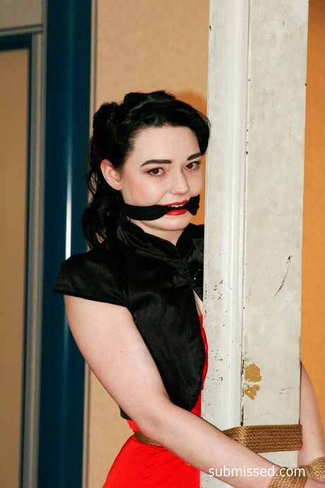 美麗的業餘愛好者莉莉被她的主導者綁起來並戲弄