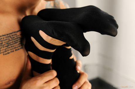 Very attractive sweden milf Puma Swede in stockings in sex action 