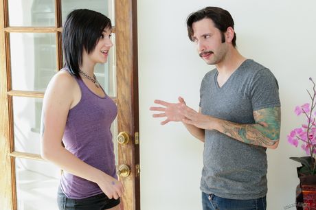 Nikki Hearts is a tattooed babysitter who loves to fuck the dad