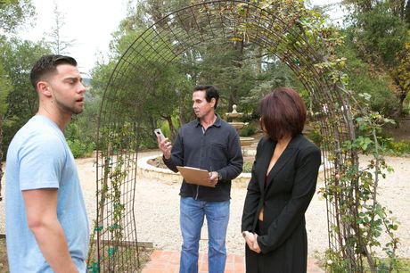 Asian MILF Ryder Skye seduces her stepson for a hard fuck on the patio