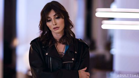 Dark-Haired model with large boobs Korra Del Rio gets fucked by a cute guy