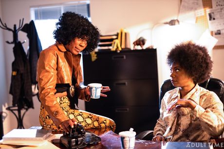 Cali Caliente and Misty Stone are into hardcore lesbian sex