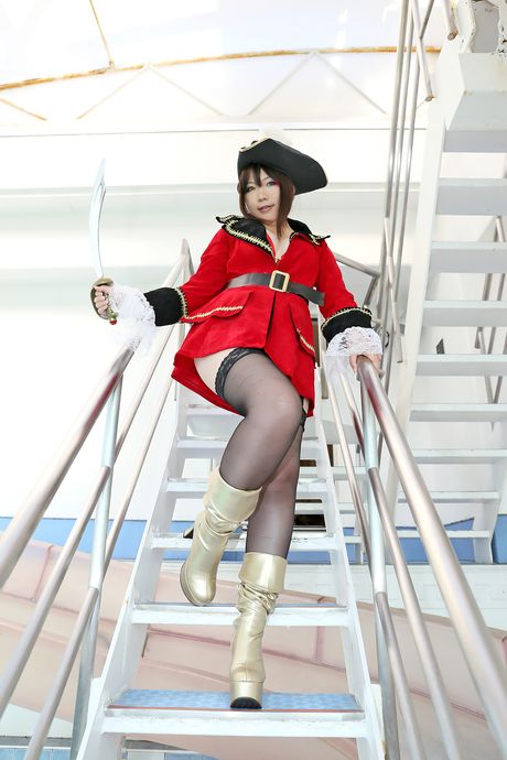 Asian doll Higurashi Rin flaunts her big racks and poses in a solo