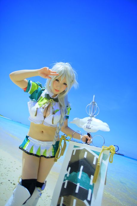 Asian teen Saku unveils her big juggs and poses in a sexy outfit