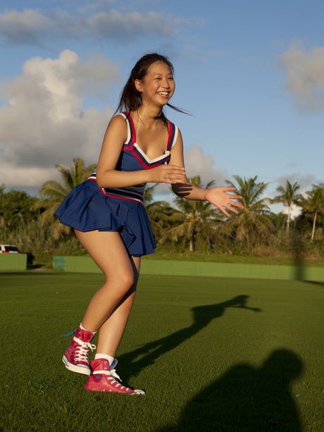 Brown eyes and a big smile, Ayaka Sayama is a sweetie