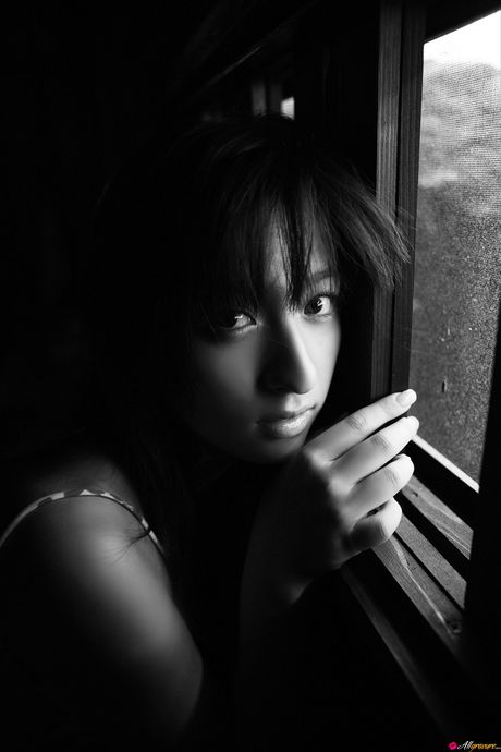 Asian teen Kasumi Nakane displays her natural small tits and disrobes for the camera in nature