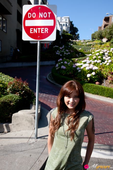 棕毛、長毛、1girl、道路、街道、路邊、城市景觀、戶外