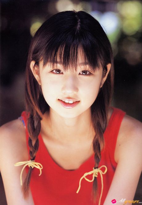 Nature lover Yuko Ogura enjoys her time in the water and poses