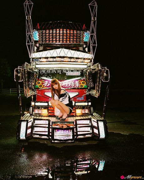 Wonderful Asian teen Nozomi Sasaki shows her huge tits and her hairy pussy