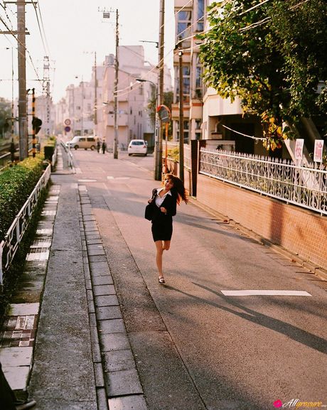 Wonderful Asian teen Nozomi Sasaki shows her huge tits and her hairy pussy