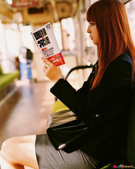 Wonderful Asian teen Nozomi Sasaki shows her huge tits and her hairy pussy