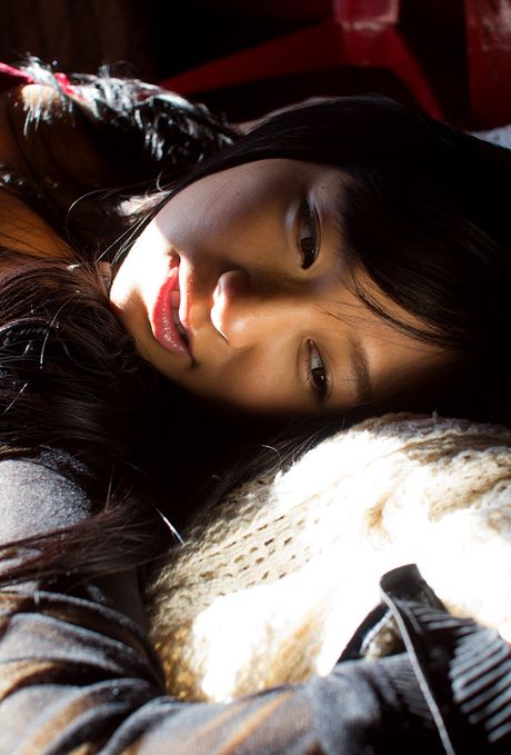 Asian doll Nana Ogura removes her underwear and demonstrates her hot body