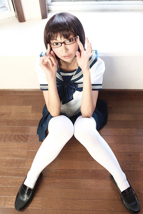 Necosmo is a cute schoolgirl who loves to play with her pussy