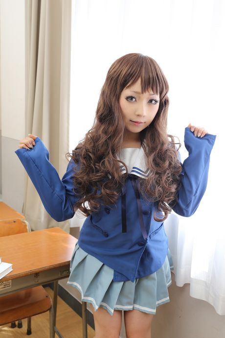 Nice Asian teen Higurashi Rin strips to her stockings and spreads her pussy