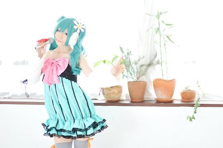 Striking japanese beauty Haruka presents her tiny tits and poses in white stockings