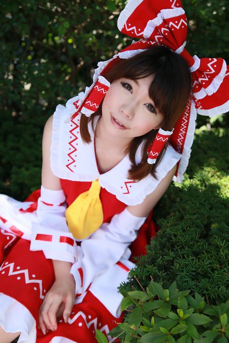 A: Cute japanese babe Higurashi Rin demonstrates her teeny tits and her bald pussy in a solo