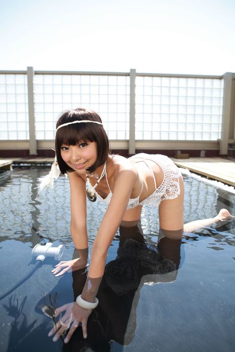 Asian teen Necoco shows her petite tits and hot ass in a solo