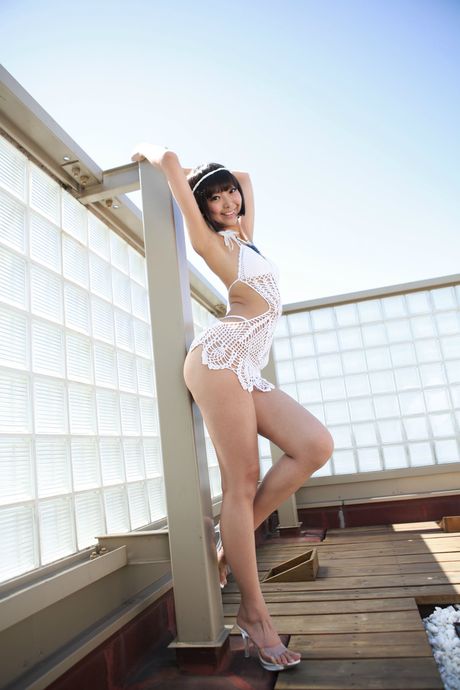 Asian teen Necoco shows her petite tits and hot ass in a solo