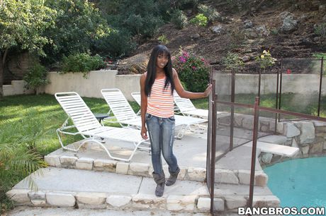 Black american beauty Ana Foxxx gets her hot ass licked and her pussy fucked hard