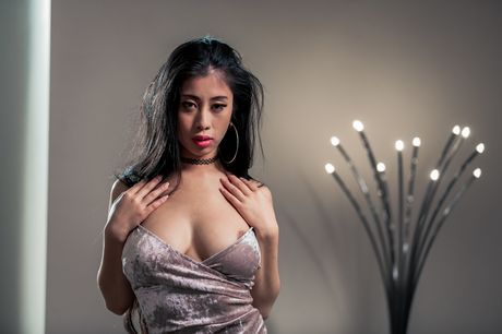 Den asiatiske covergirl Jade Kush bliver kneppet af en hvid mand under en middagsselskab
