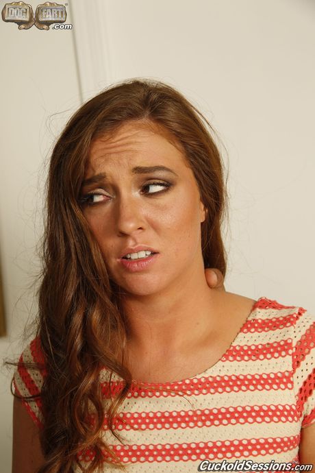 Ginger american cutie Maddy OReilly gets double fucked in an IR gangbang