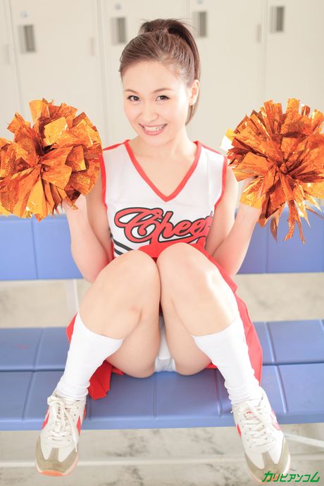 Delicate cheerleader Shizuku Hatano gets her twat stuffed with a dick