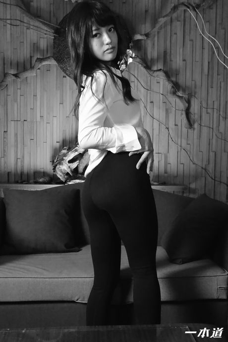 Asian model Mai Shirakawa flaunts her amazing juggs and gets fucked on a chair