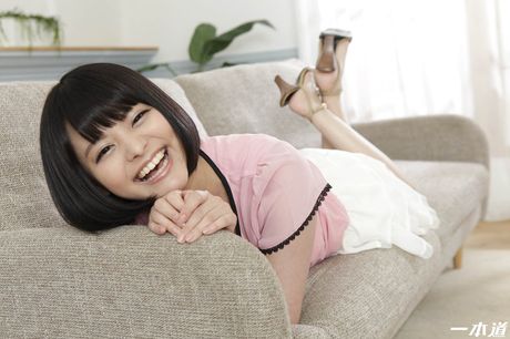 Asian girl Miku Aoyama gets her twat filled with a dildo and a big dick