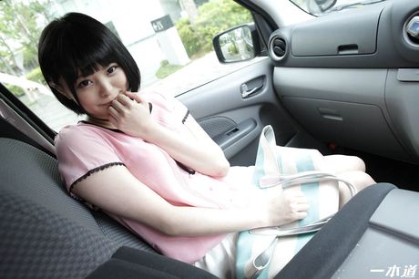 Asian girl Miku Aoyama gets her twat filled with a dildo and a big dick