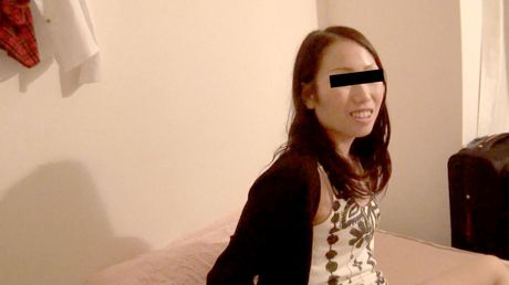 Asian chick Mio Koharuzaka displays her large boobs and displays her bare skin in a solo