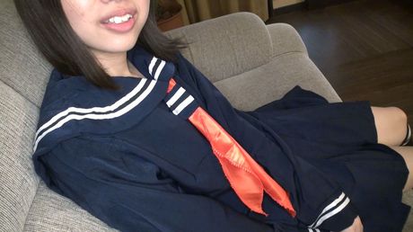 Schoolgirl Keiko Miyahara gets her pussy creampied by a white dick