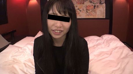 Asian cutie Ayumi Okazaki displays her big racks and toys her pussy