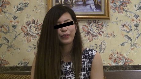 Asian girl Momoka Oyama removes her dress before masturbating