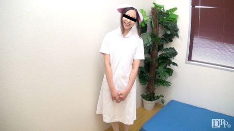 Asian nurse Ryoko Honjo gets her pussy stuffed with a big dick