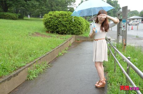 Asian covergirl Nami Aikawa gets naked before a POV blowjob and fuck