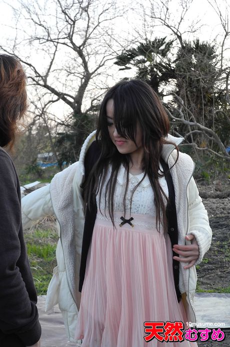 Asian covergirl Inoe Yumi rubs wet twat before a vaginal fuck