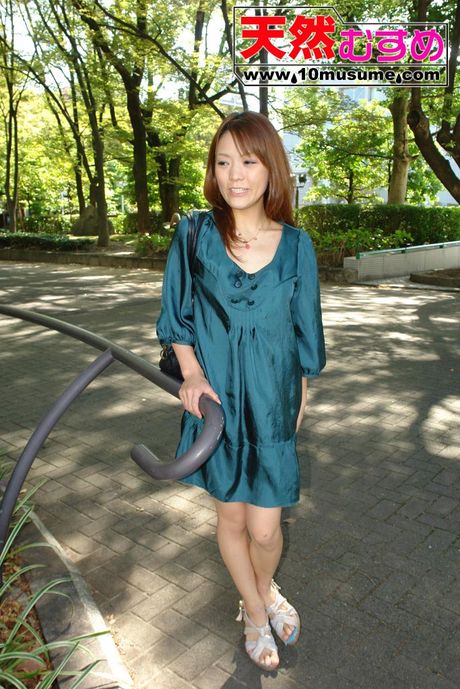 Asian Mommy Nagisa strips naked before a POV fuck and a creampie