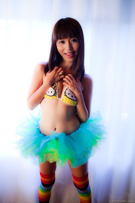 Sexy Asian pornstars London Keyes & Marica Hase toy each others assholes