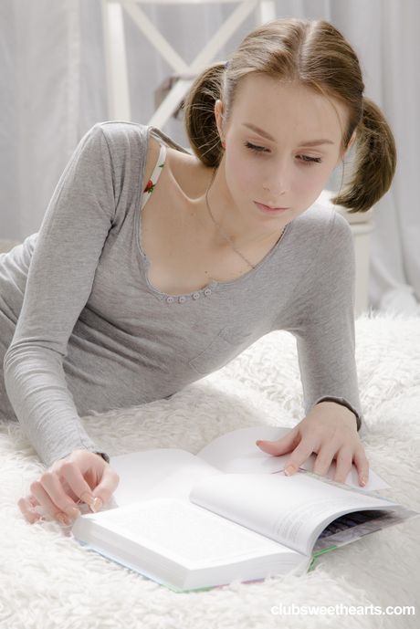 Lean russian girl Dunya gets her shaved pussy teased and fucked by her stepbro