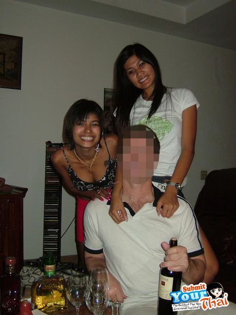 Black hair Amateur Girl displays her nice tits and poses in black stockings