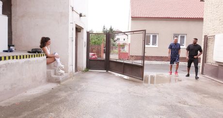 Petite italian teen Lady Ana gets double fucked by black and white dudes