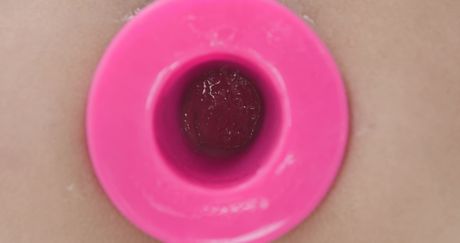 Asian pornstar Jureka Del Mar toys her asshole and pussy at the same time