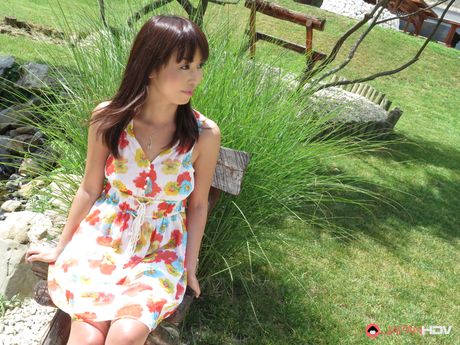 Asian pornstar Marica Hase gets her pussy licked and drilled outdoors