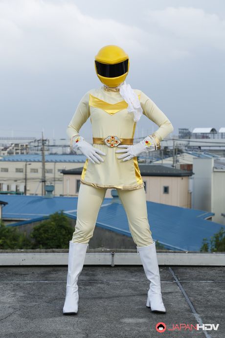 Alluring Asian babe in boots and gloves strips and highlights her body